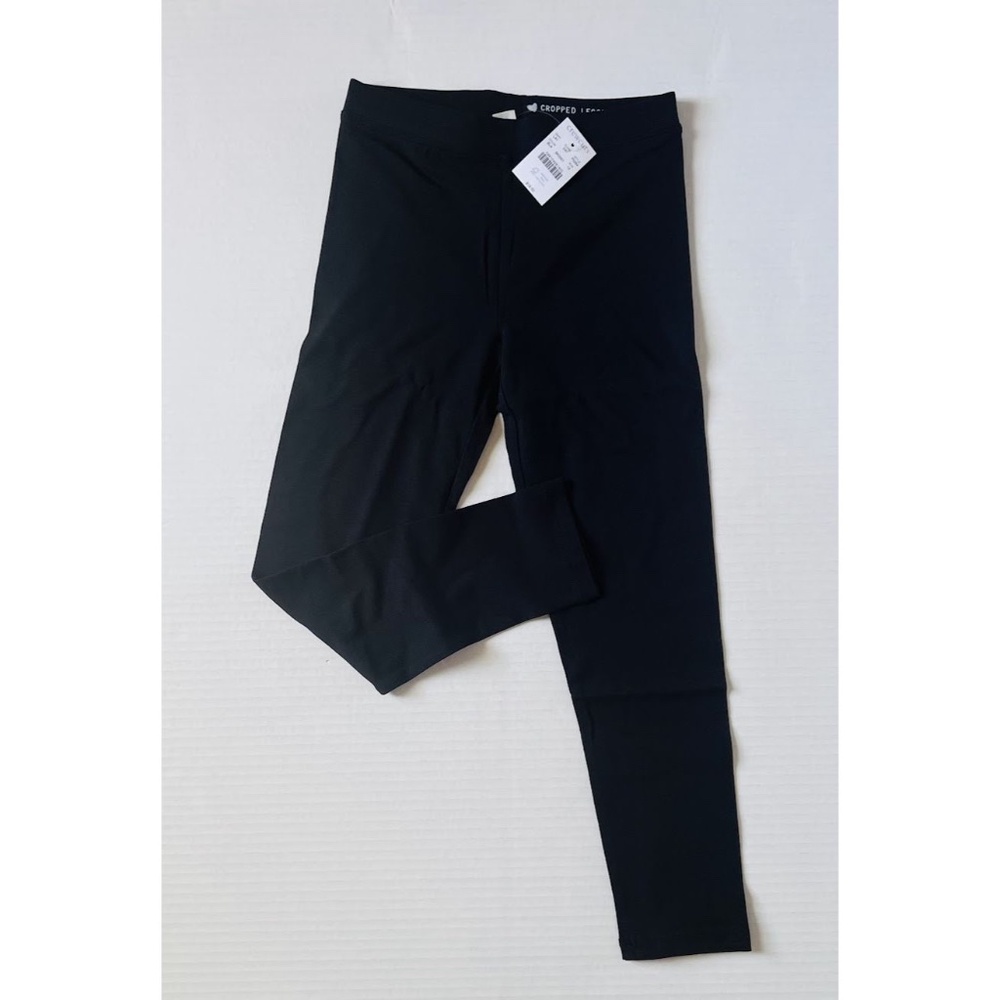 Crewcuts Girls' cropped everyday leggings size 12 Black